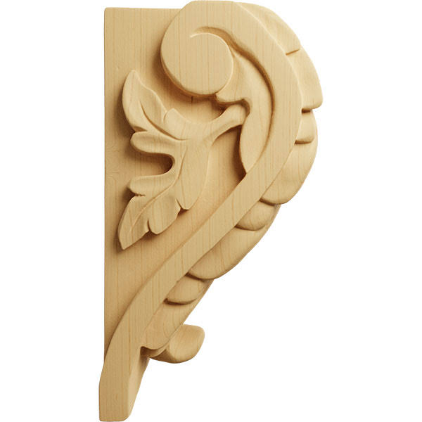 Alder Extra Large Acanthus Leaf Block Corbel A255