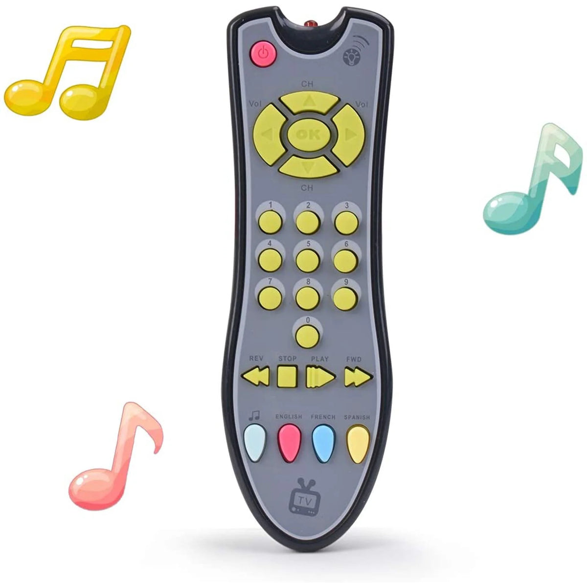 Baby Music Remote Control Toy with Lights W186234