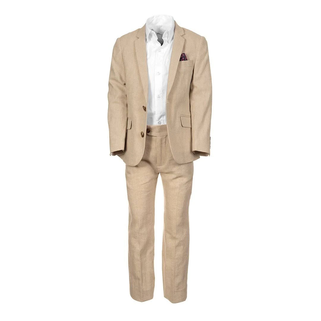 Khaki Herringbone Suit H80941