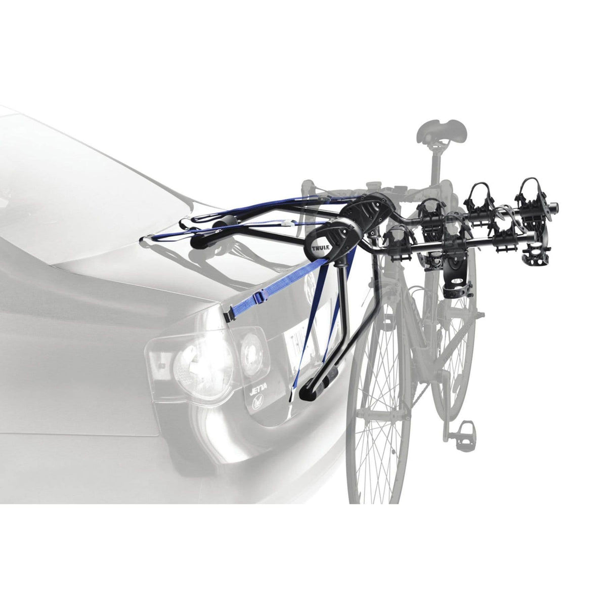 Black 3-Bike Trunk Vehicle Rack O98110