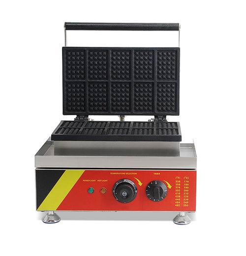 10 Grit Nonstick Electric Mini Square Waffle Maker A137208