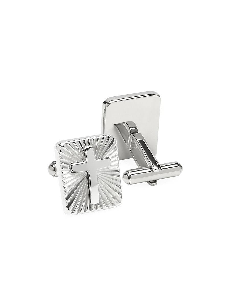 Silver Cross Cufflinks T5565