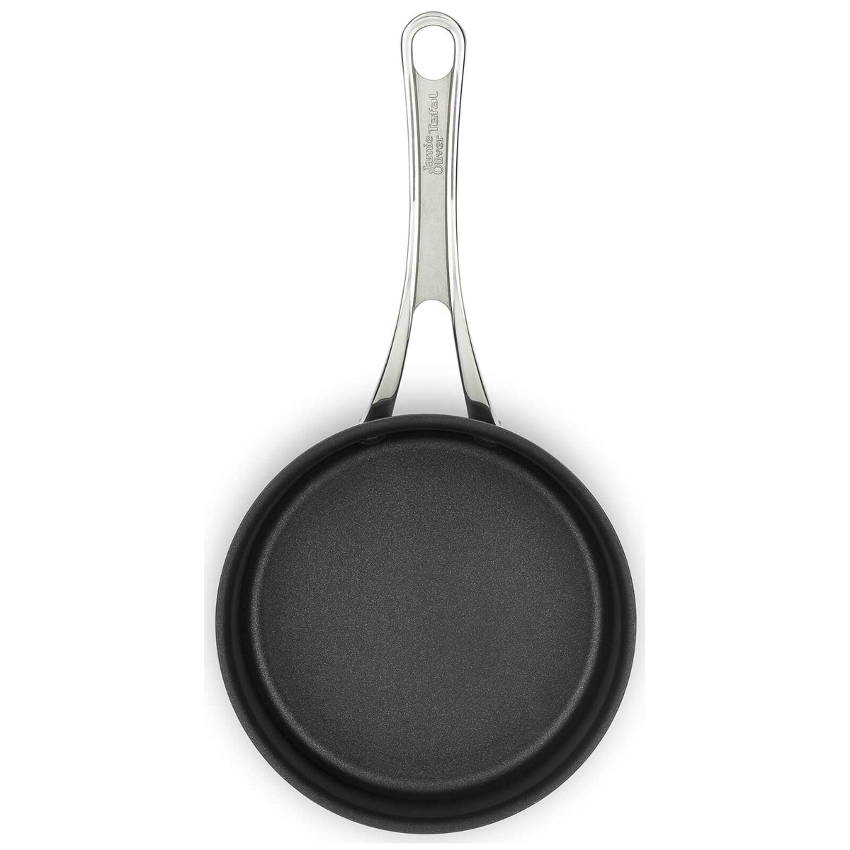 Black Hard Anodised Saucepan with Lid W224