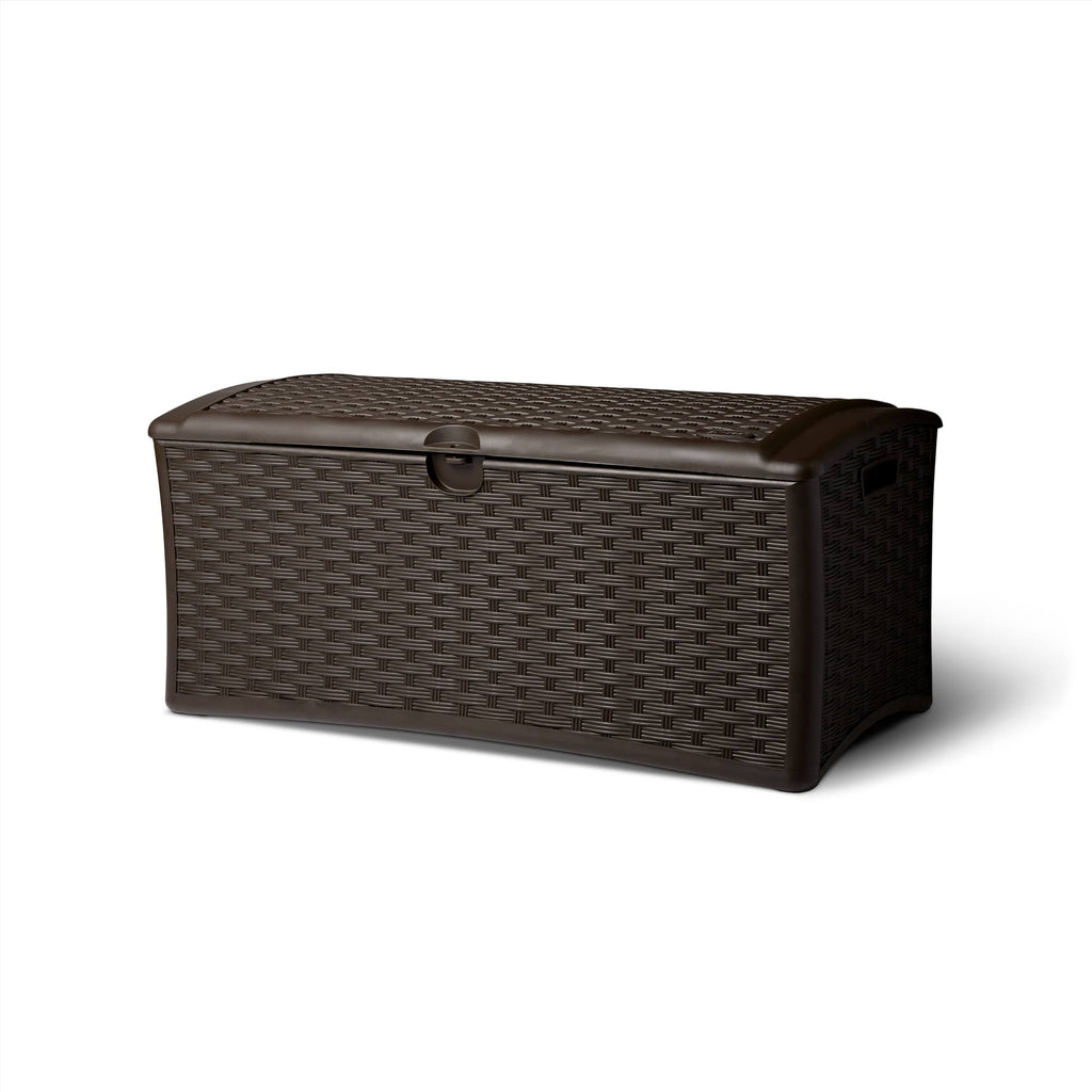 72 gal Resin Wicker Deck Box M11954