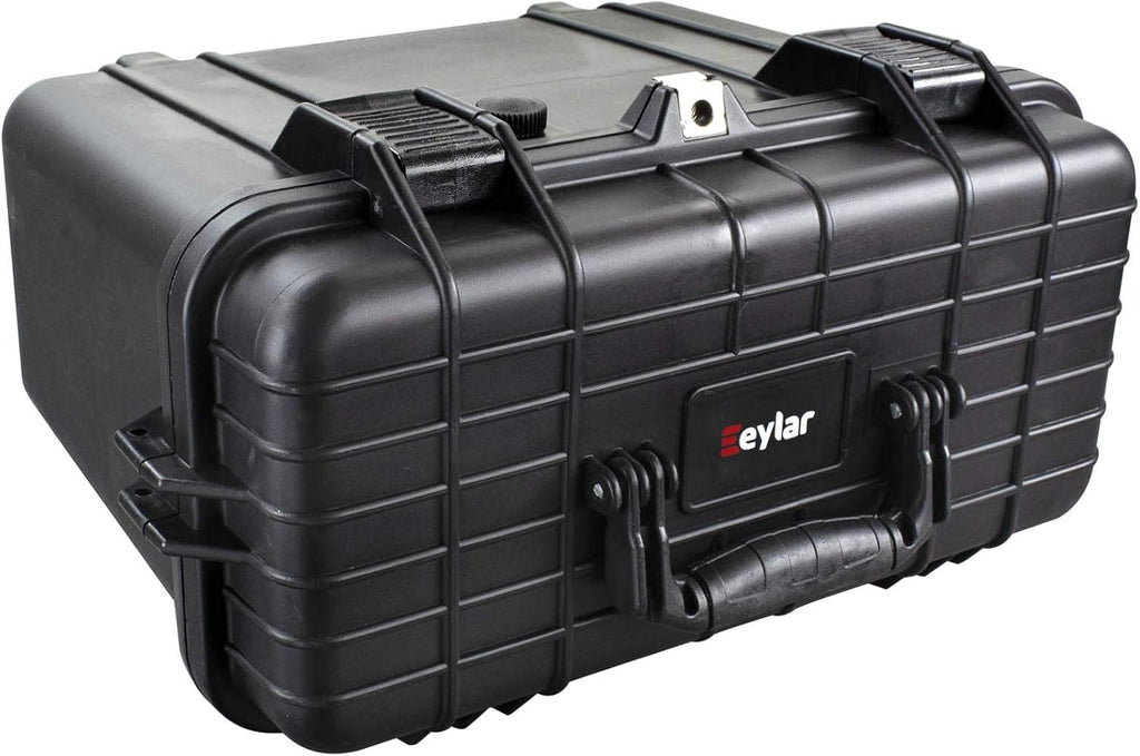 Pack of 2 Water and Shock Resistant Protective Gear Case with Foam (Black) O65437