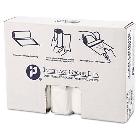 Clear 33 gal High-Density Commercial Can Liners U795