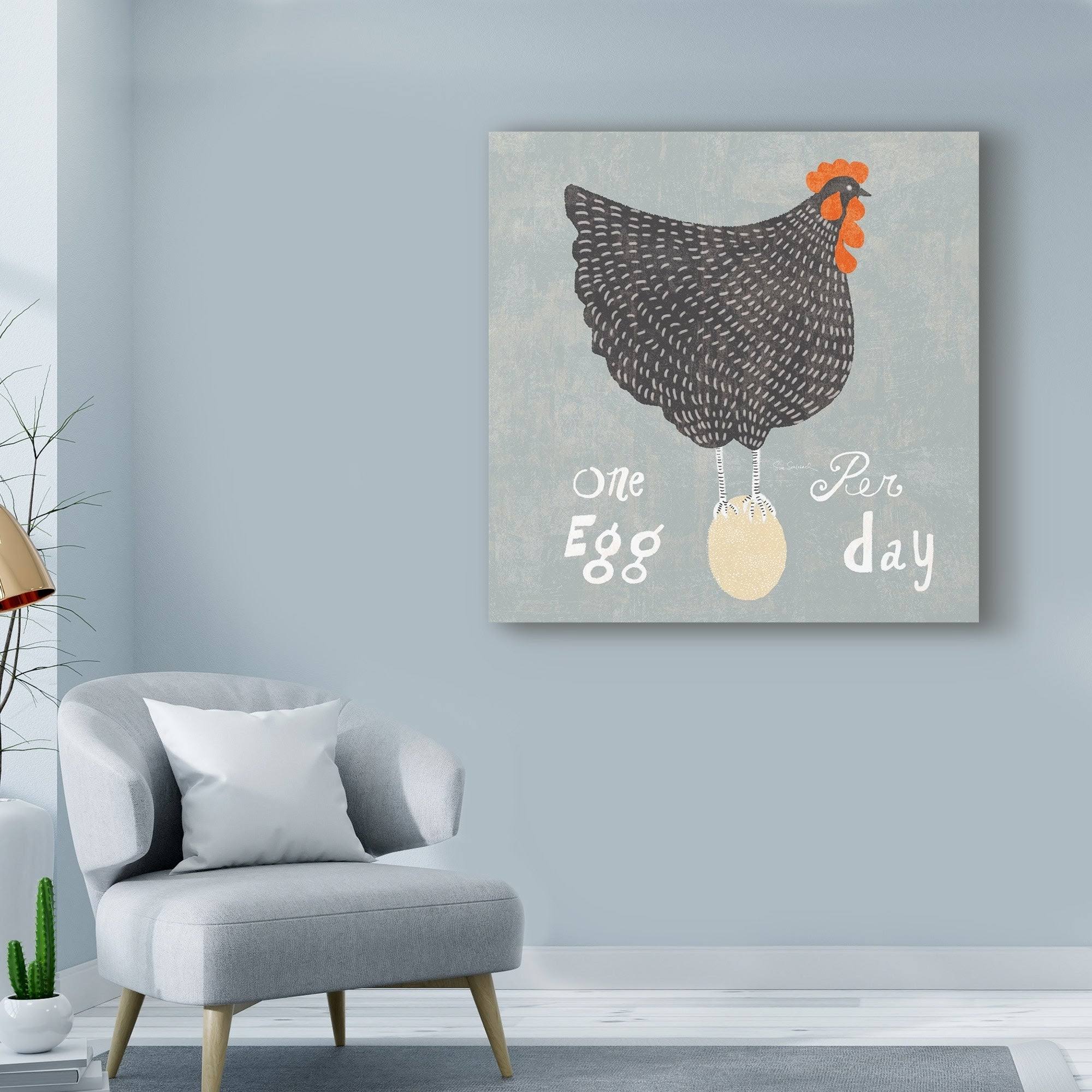 Fresh Eggs II Canvas Art E796