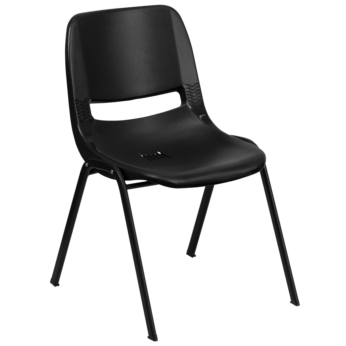 Black Stacking Chair P373