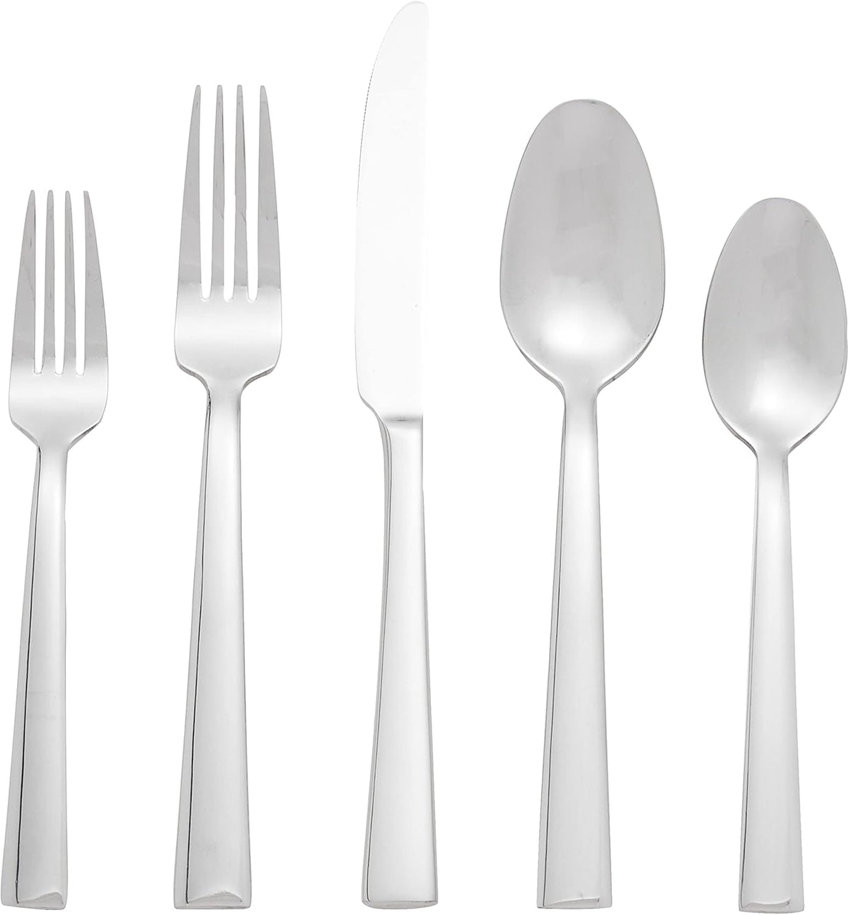 45 Piece Stainless Flatware Set, Service for 8 W697
