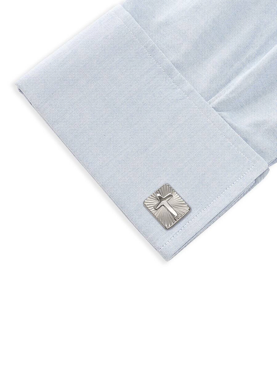 Silver Cross Cufflinks T5565