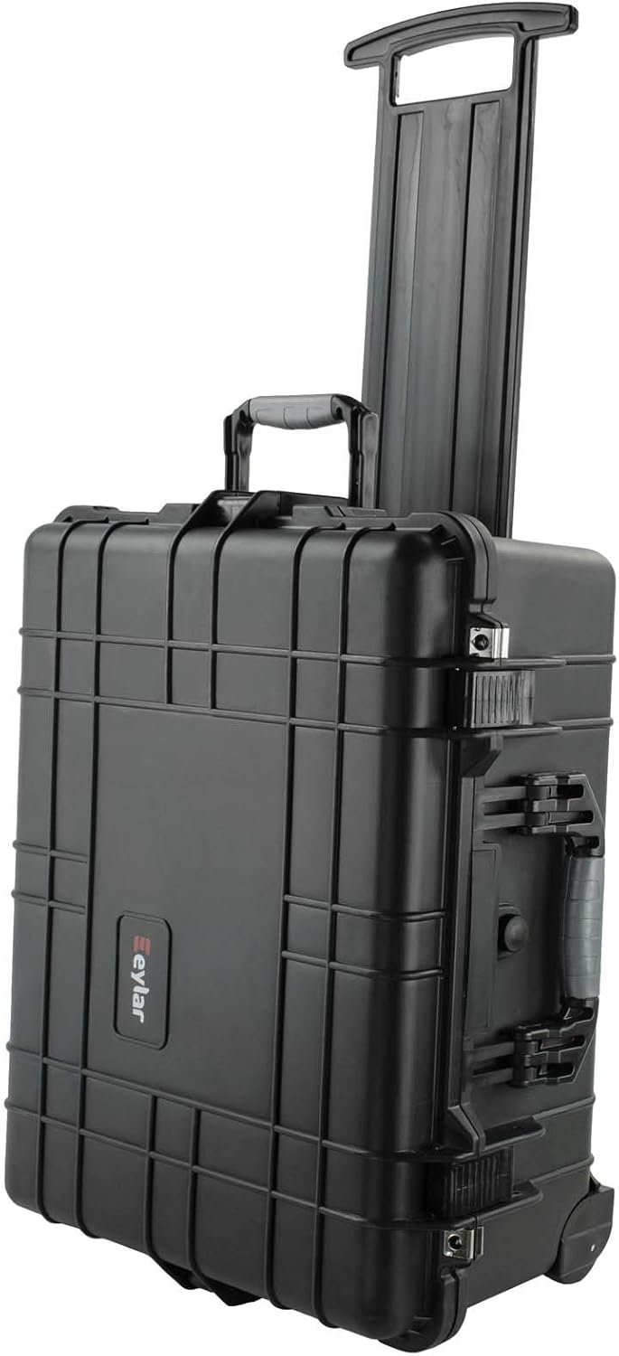 Large 22.06 Protective Hard Camera Case with Foam (Black) L403