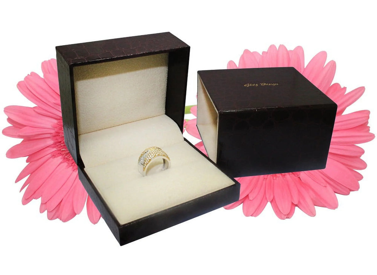 14K White Gold Marquise Cut Engagement Ring E530