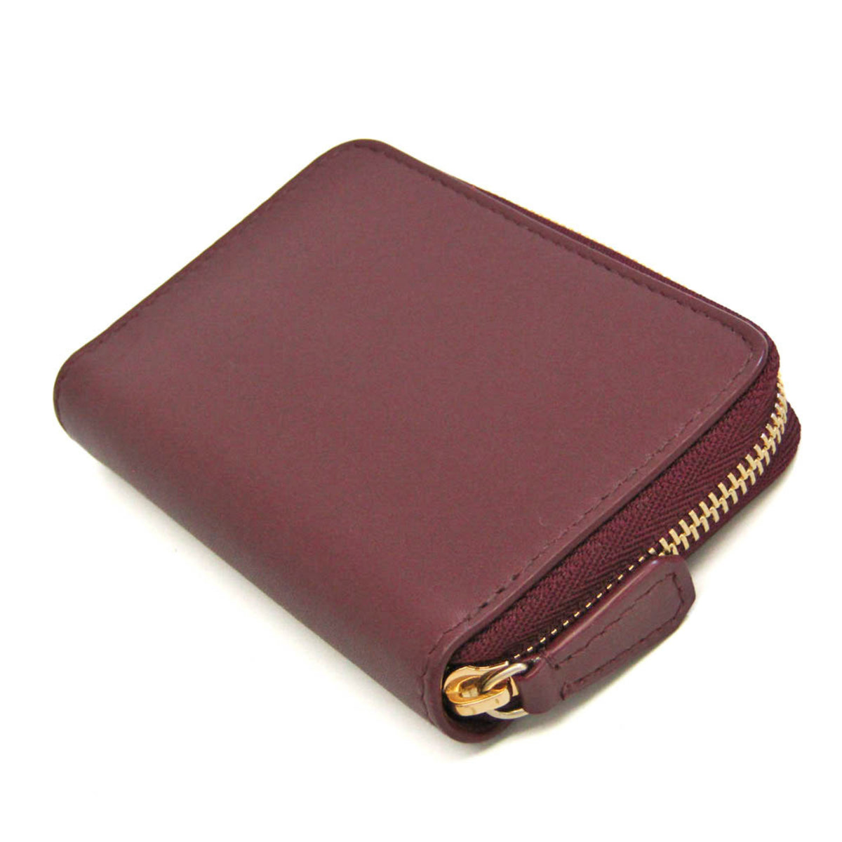 Burgundy Leather Card Wallet A996476