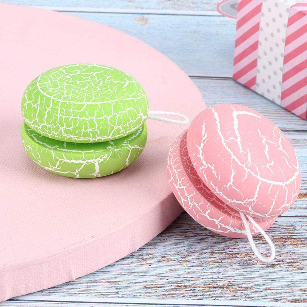 Wooden Yo-yo Toy 2 Pcs X992866