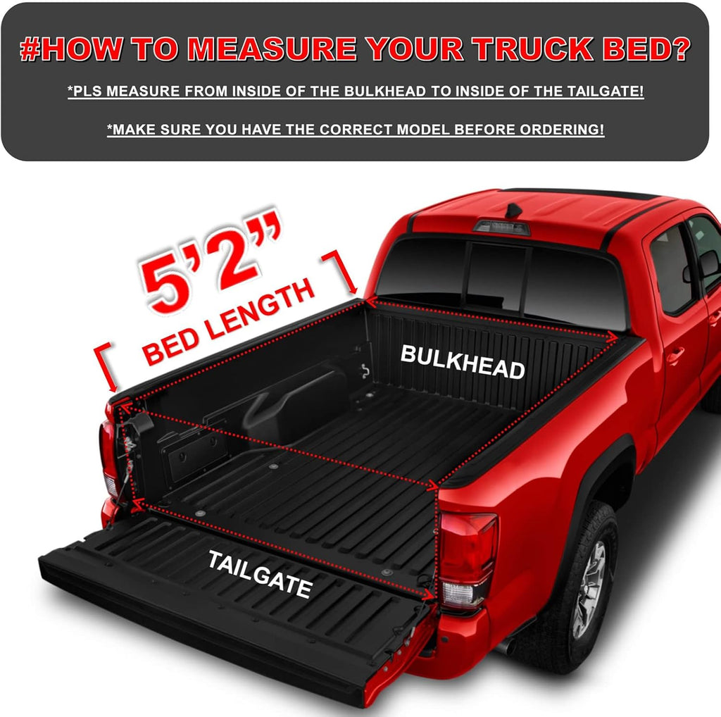 5'2 Hard Tri-Fold Tonneau Cover H509177