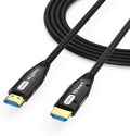 4K HDMI 2.0 High Speed 18Gbps Fiber Optic Cable PVC (50ft) Pack of 2 Z56445