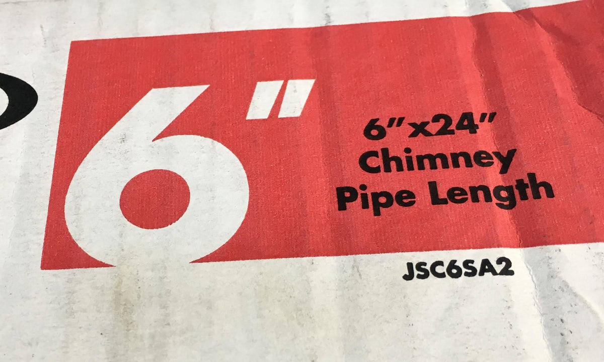 6x22 x 24x22 Stainless Steel Insulated Stove Chimney Pipe Y58761