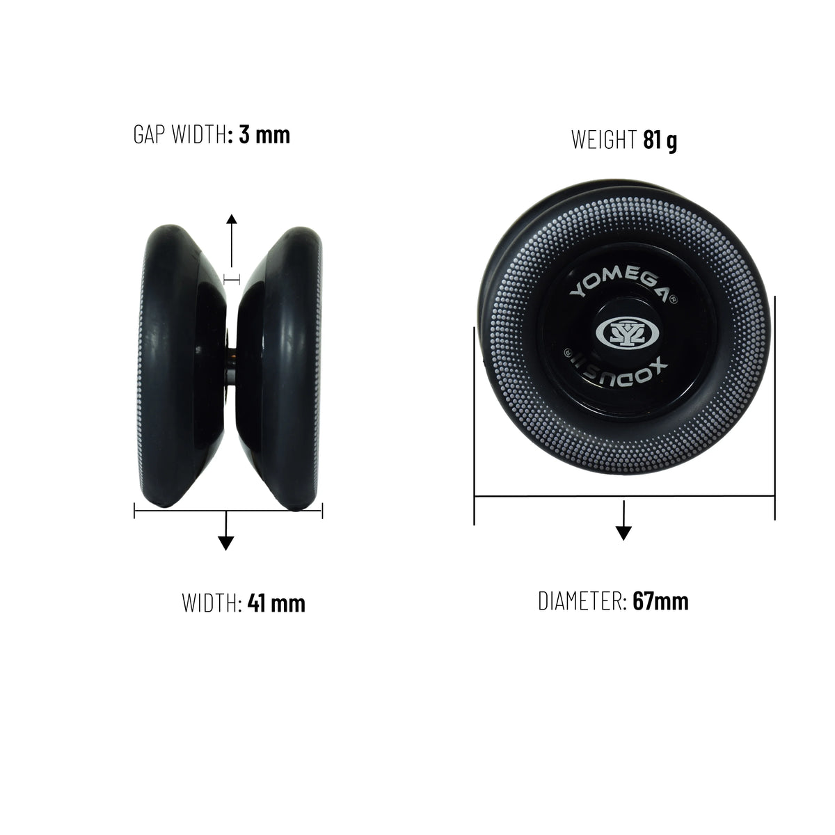Black Professional Responsive YoYo S709
