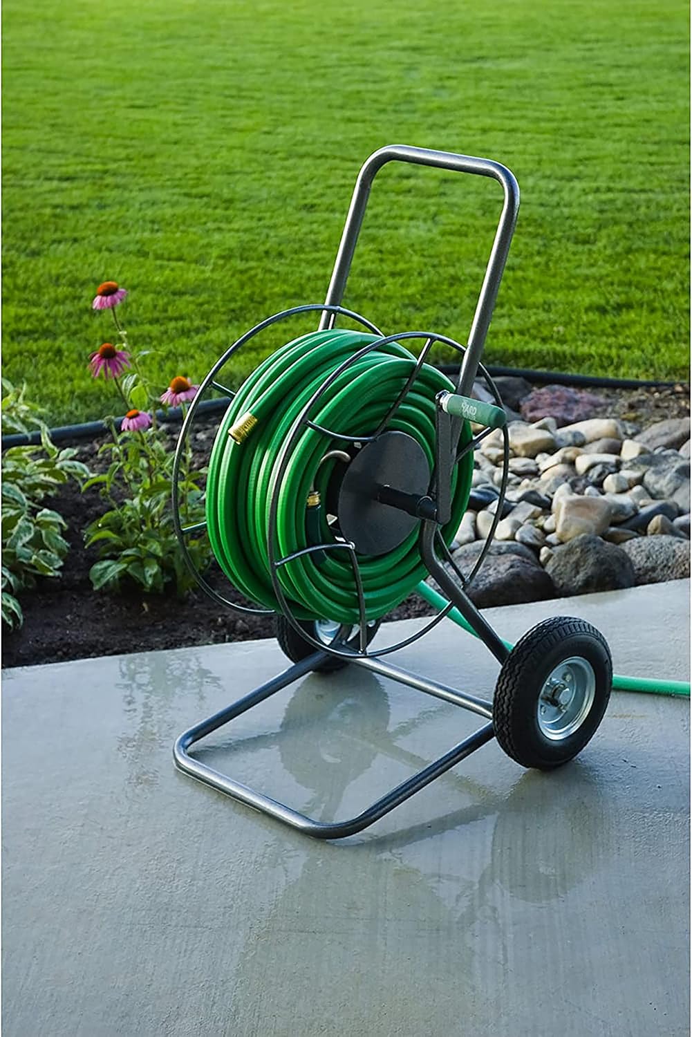 2 Wheel Metal Hose Reel A32872