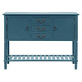 Green Sofa Table with 3 Drawers W32277