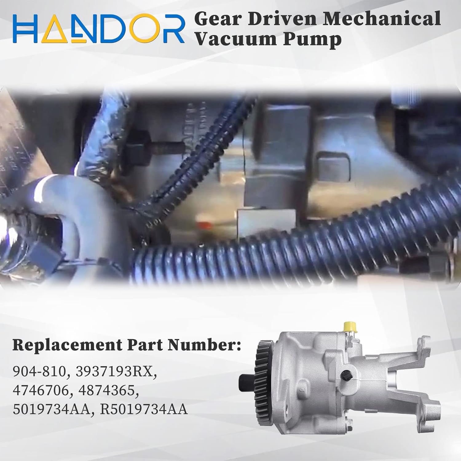 Gear Driven Mechanical Vacuum Pump for 5.9L Pickup Truck Q454