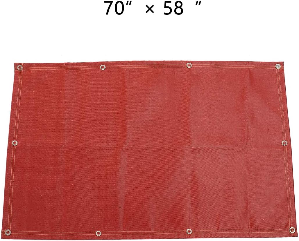 70"×58" Fireproof Silicone Fire Pit Mat D832858