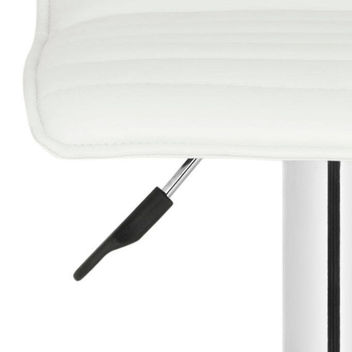 White Swivel Bar Stool N679