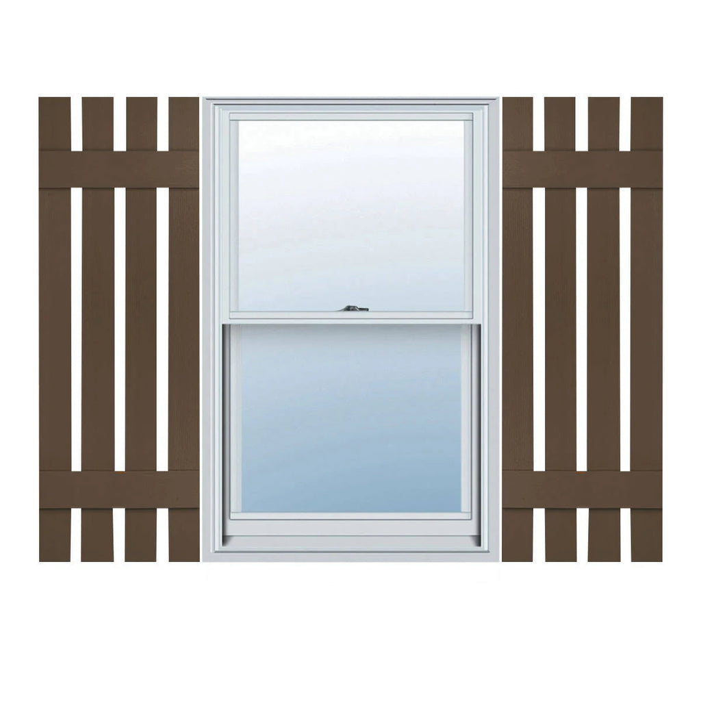 Board-n-Batten Shutters with Shutter-Loks, Per Pair J24275