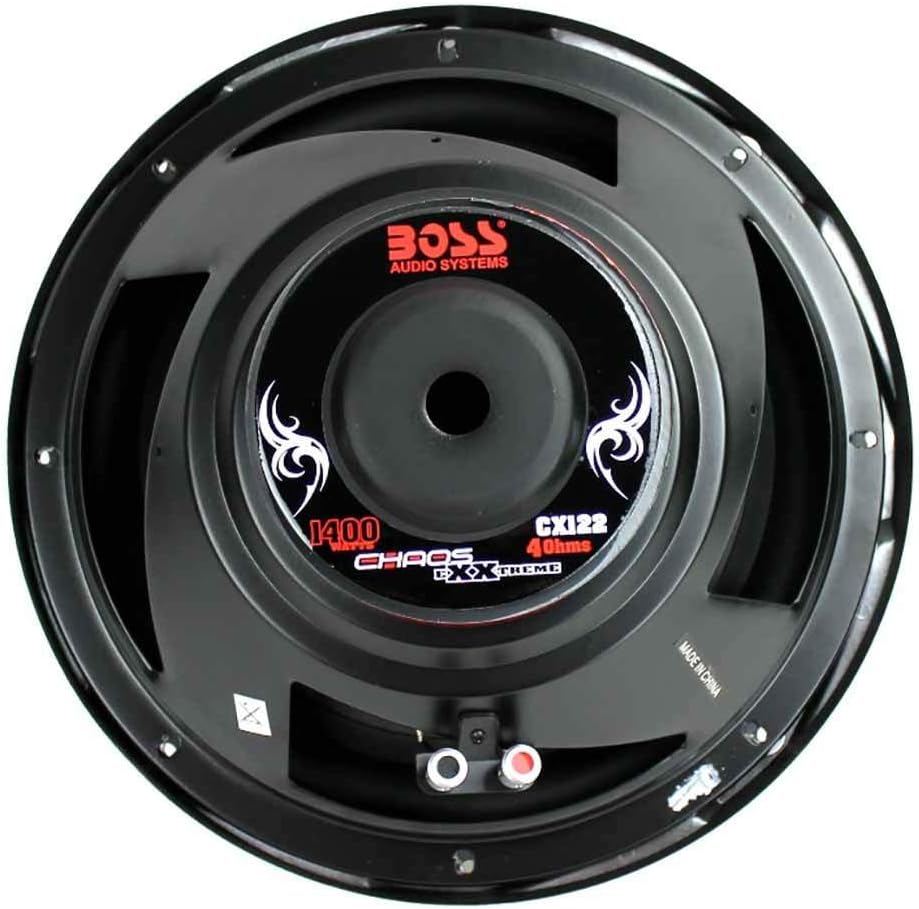12 1400W Car Audio Subwoofer & 1500W Mono Amplifier with 8 Gauge Wiring Kit & Single 12 Vented Subwoofer Enclosure Box B17330