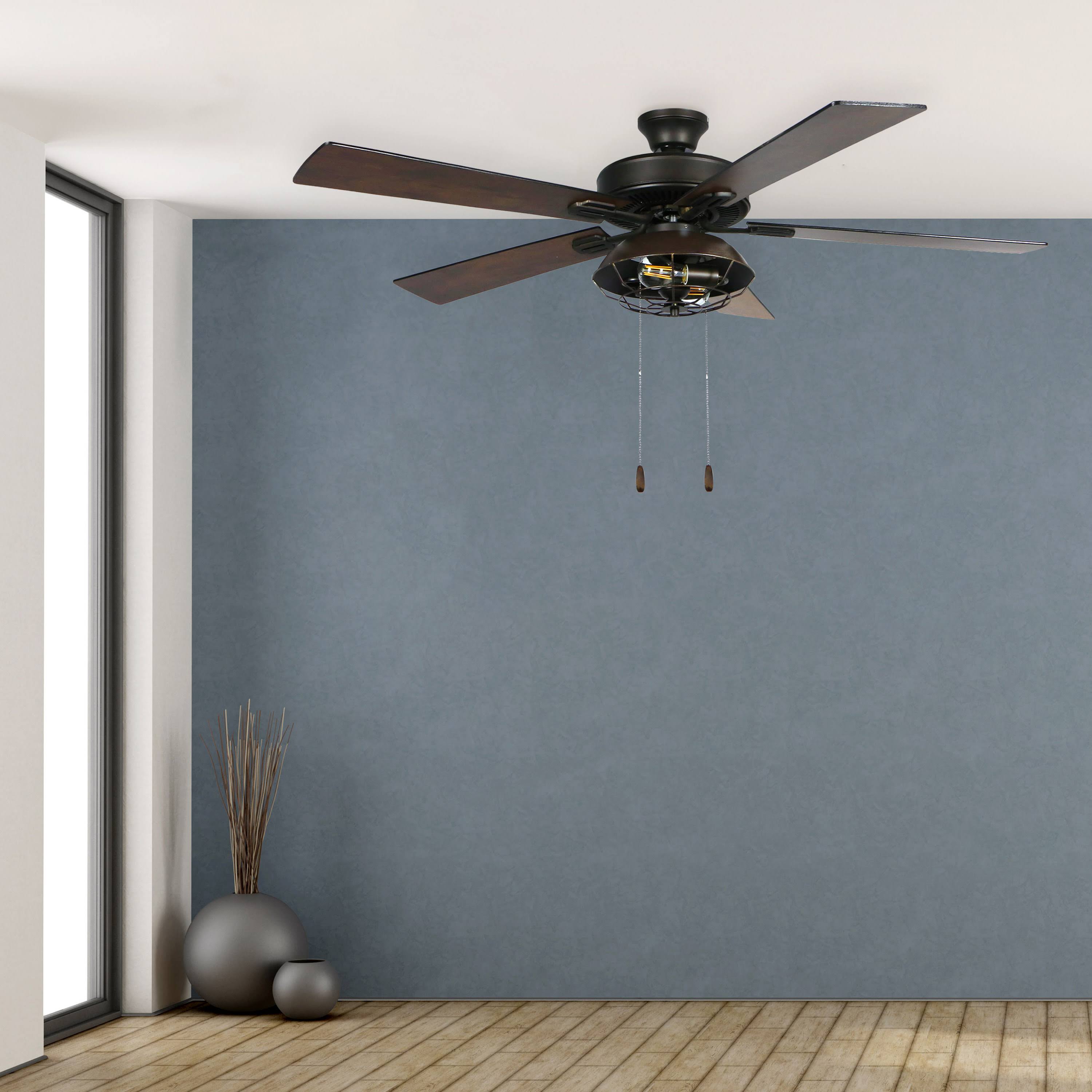 Farmhouse Lantern LED Ceiling Fan Y554676