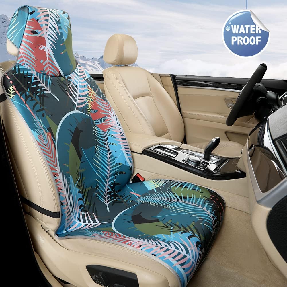 1 Pack Neoprene Car Seat Cover Protector Universal Fit (Zebra Print) Pack of 2 J5697