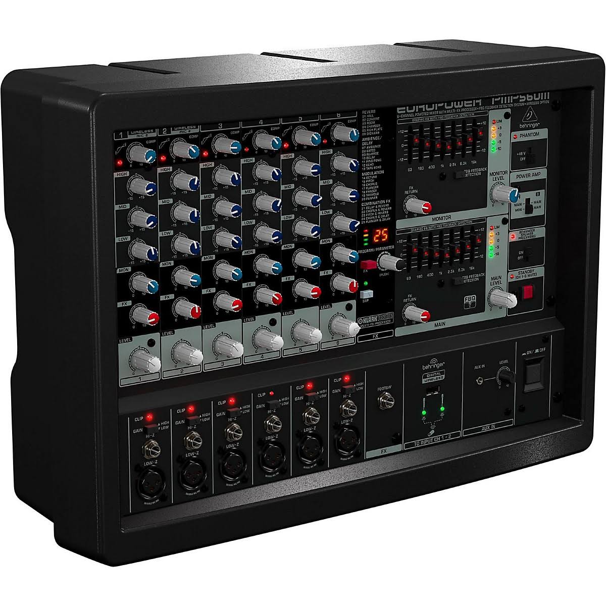 500W 6 Channel Powered Mixer J73266