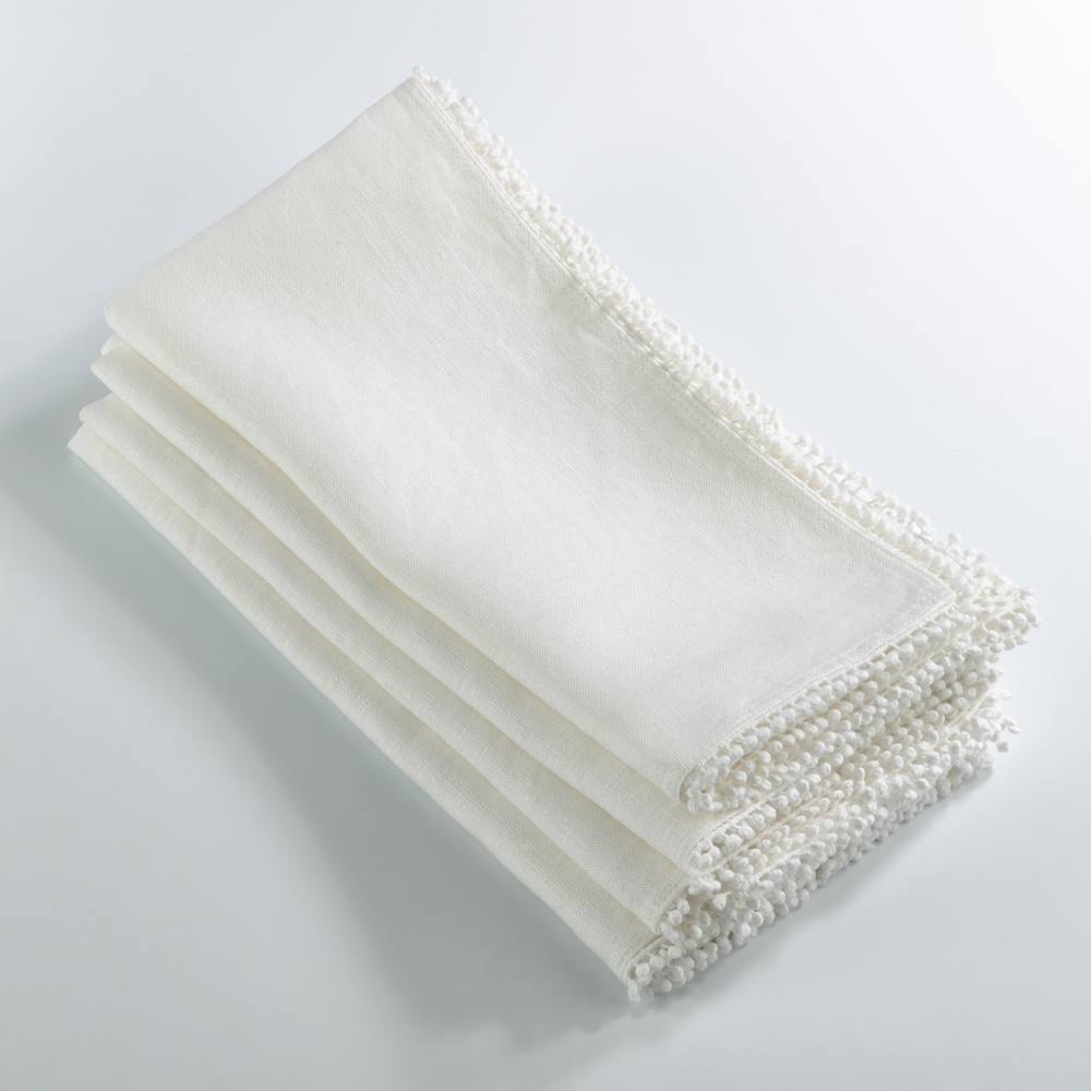 Lilac 100% Linen Table Napkins Set of 4 V876820