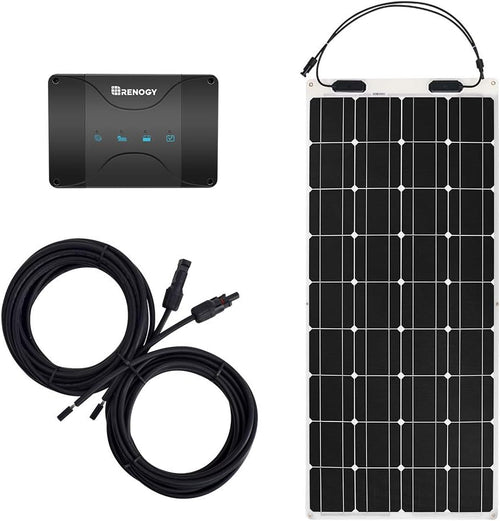 100 Watt 12 Volt Monocrystalline Semi-Flexible Solar Panel Y4808