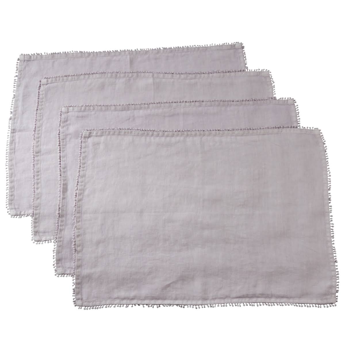 Lilac 100% Linen Table Napkins Set of 4 V876820