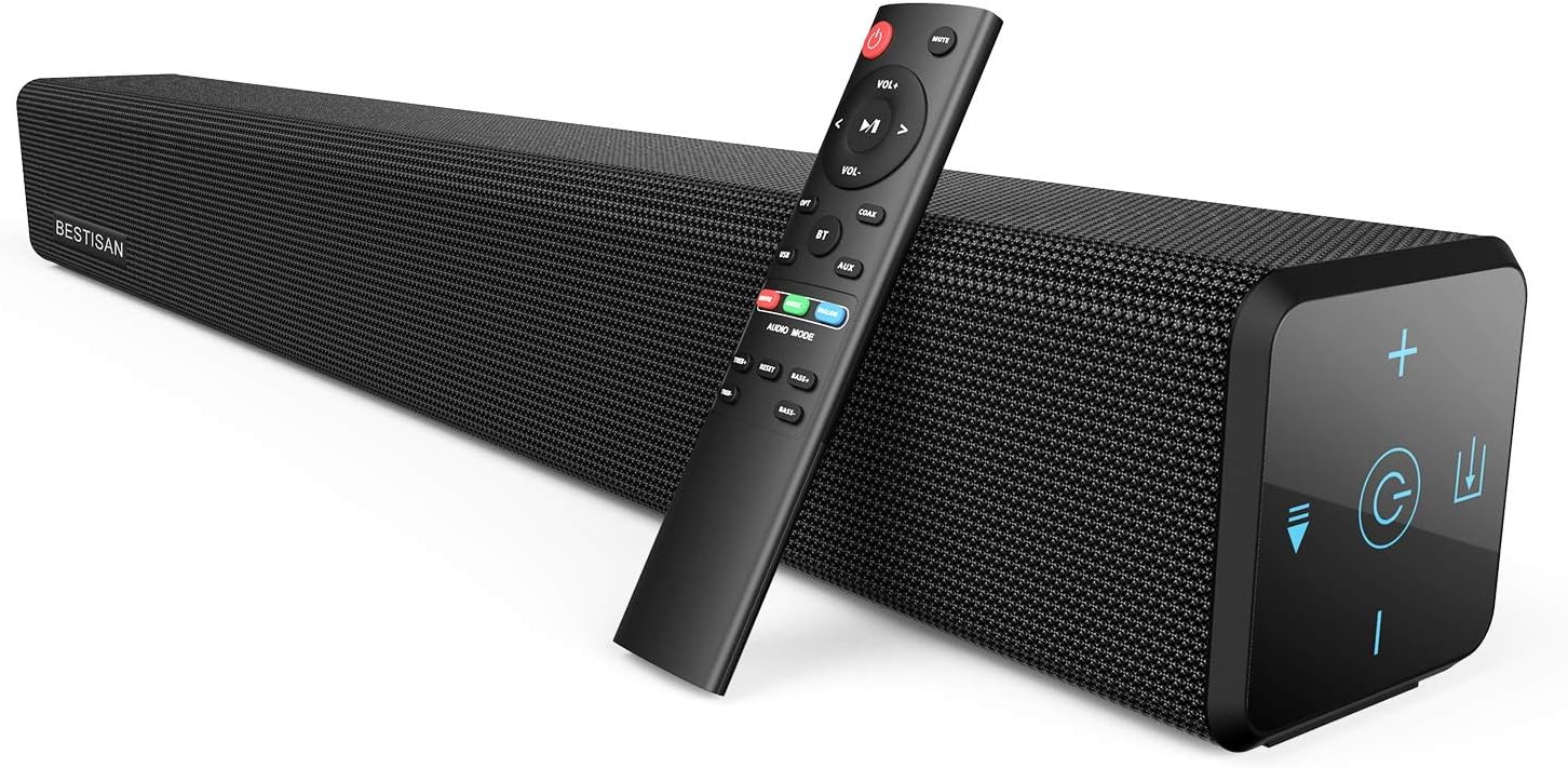 32 Inch 2.1 Channel Bluetooth Soundbar with Built-in Dual Subwoofer Z306523
