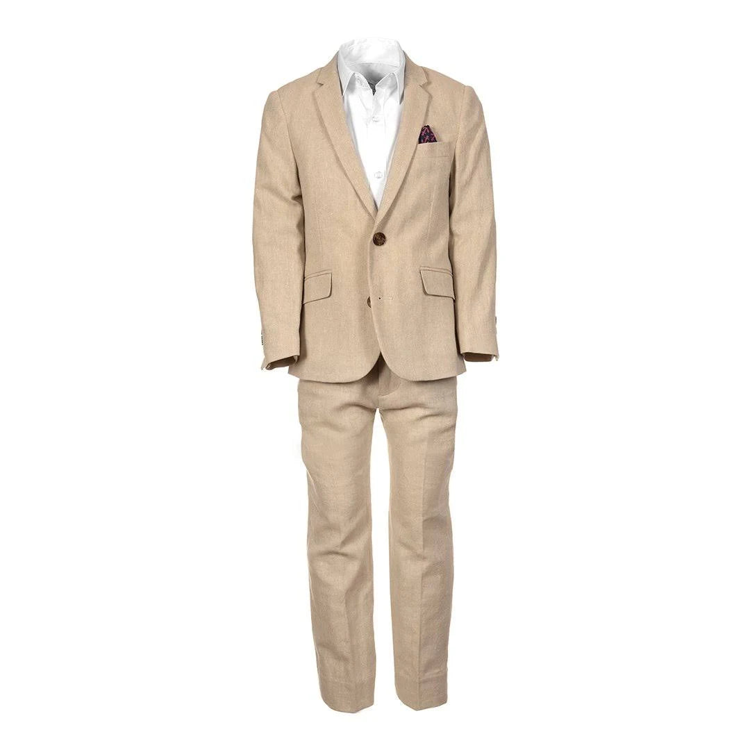 Khaki Herringbone Suit H80941